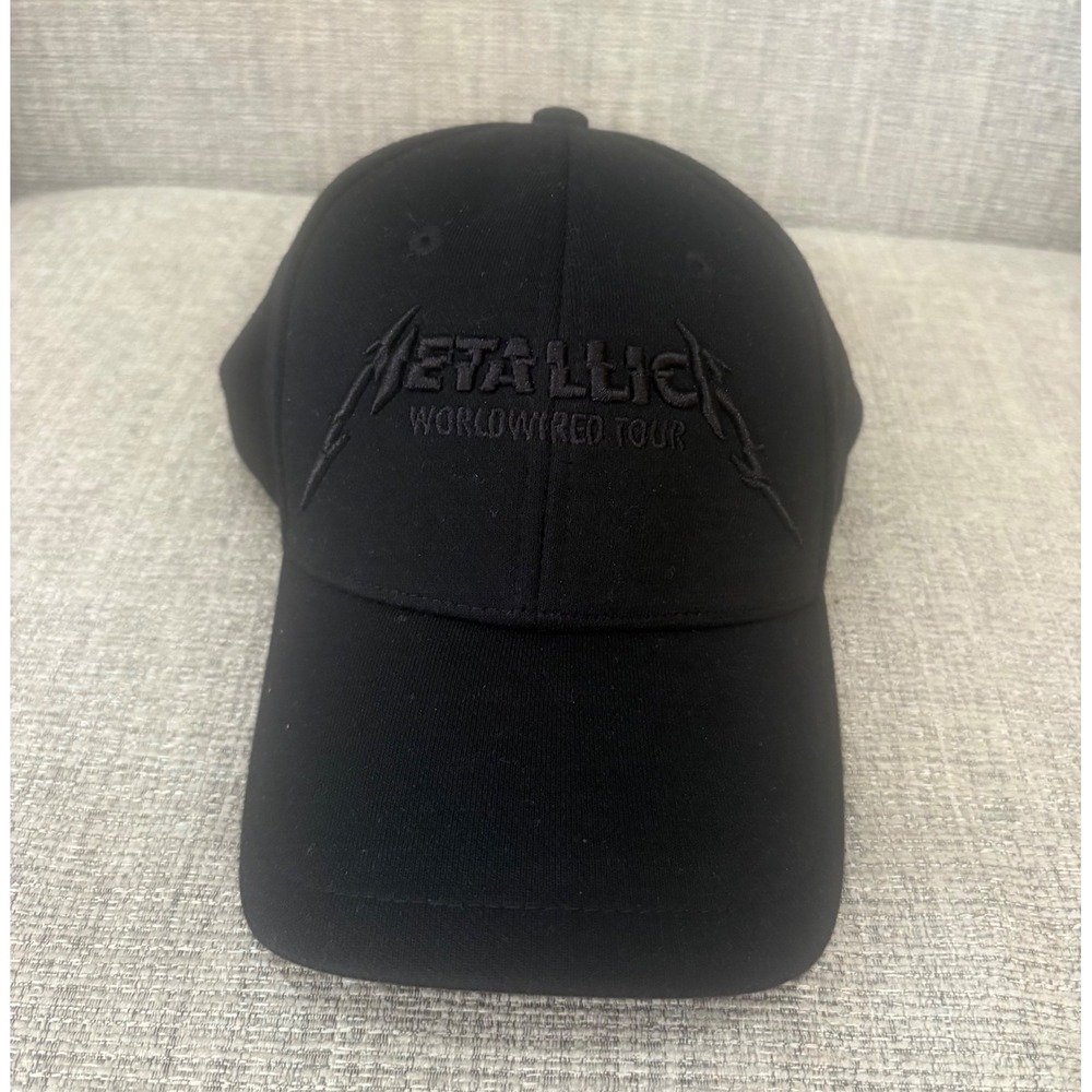Metallica Worldwired Tour Hat Black Embroidered Strapback Baseball Cap VIP New